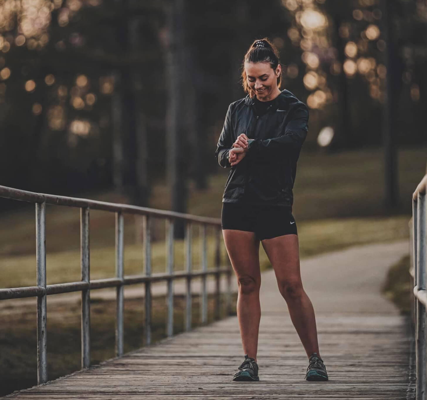 iFIT Member Breanna Maurer does a running class iFIT Member Breanna Maurer does a running workout