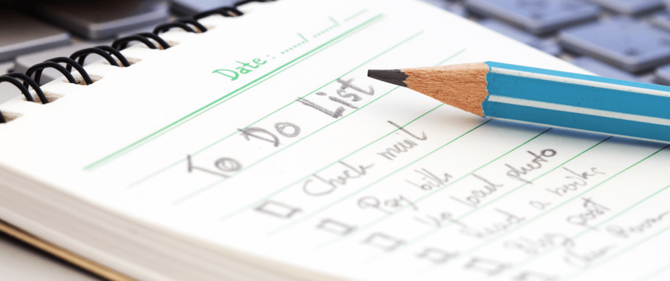 Make a list beforehand.