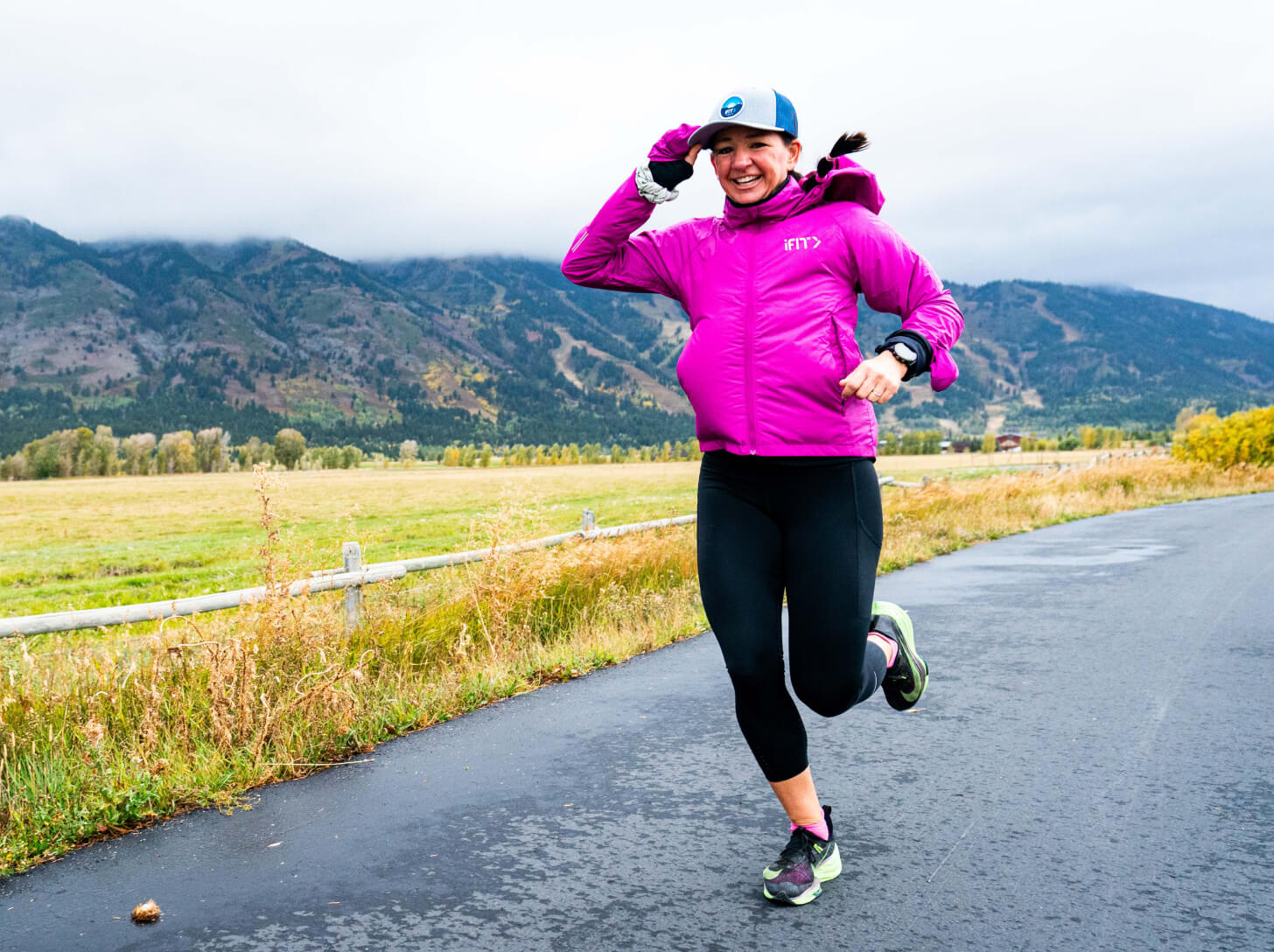 iFIT Trainer Sally McRae coaches a treadmill class iFIT Trainer Sally McRae coaches a treadmill workout
