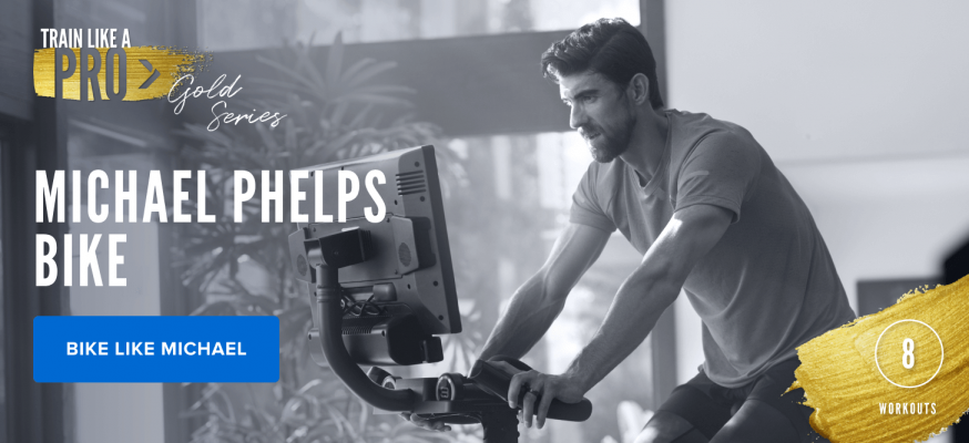 iFIT's Train Like a Pro: Gold Series Michael Phelps Bike iFIT Train Like a Pro: Gold Series Michael Phelps Bike