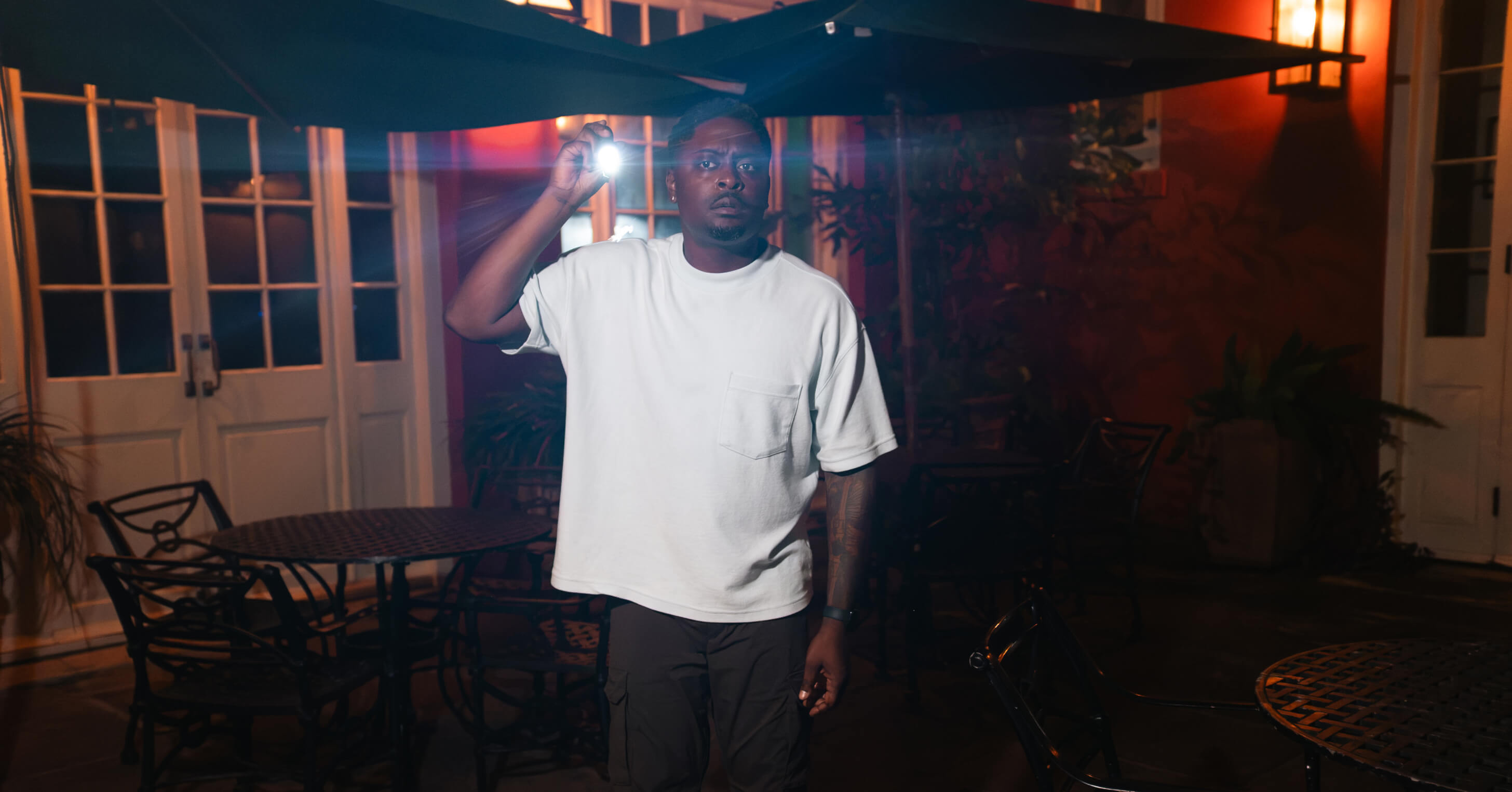 Follow Dalen Spratt through a haunted French Quarter courtyard in iFIT's Halloween workout, Haunted Louisiana.