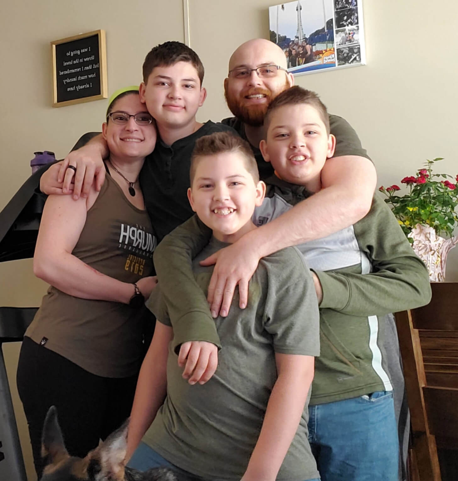 iFIT Member Jennifer Brumley's family iFIT Member Jennifer Brumley and her family