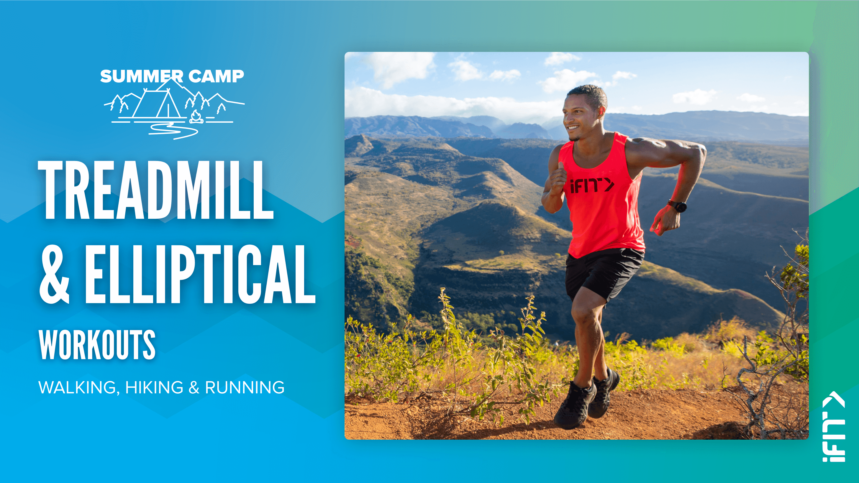 iFIT July Challenge Mountain Explorer treadmill and elliptical workouts