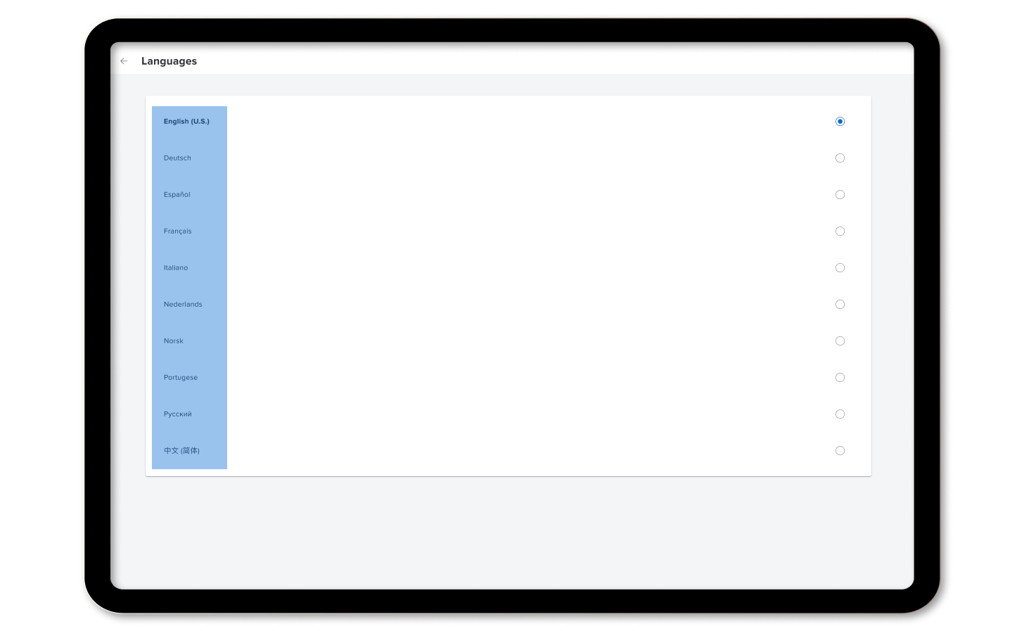 How to change your language on the iFIT app or enabled equipment step 4