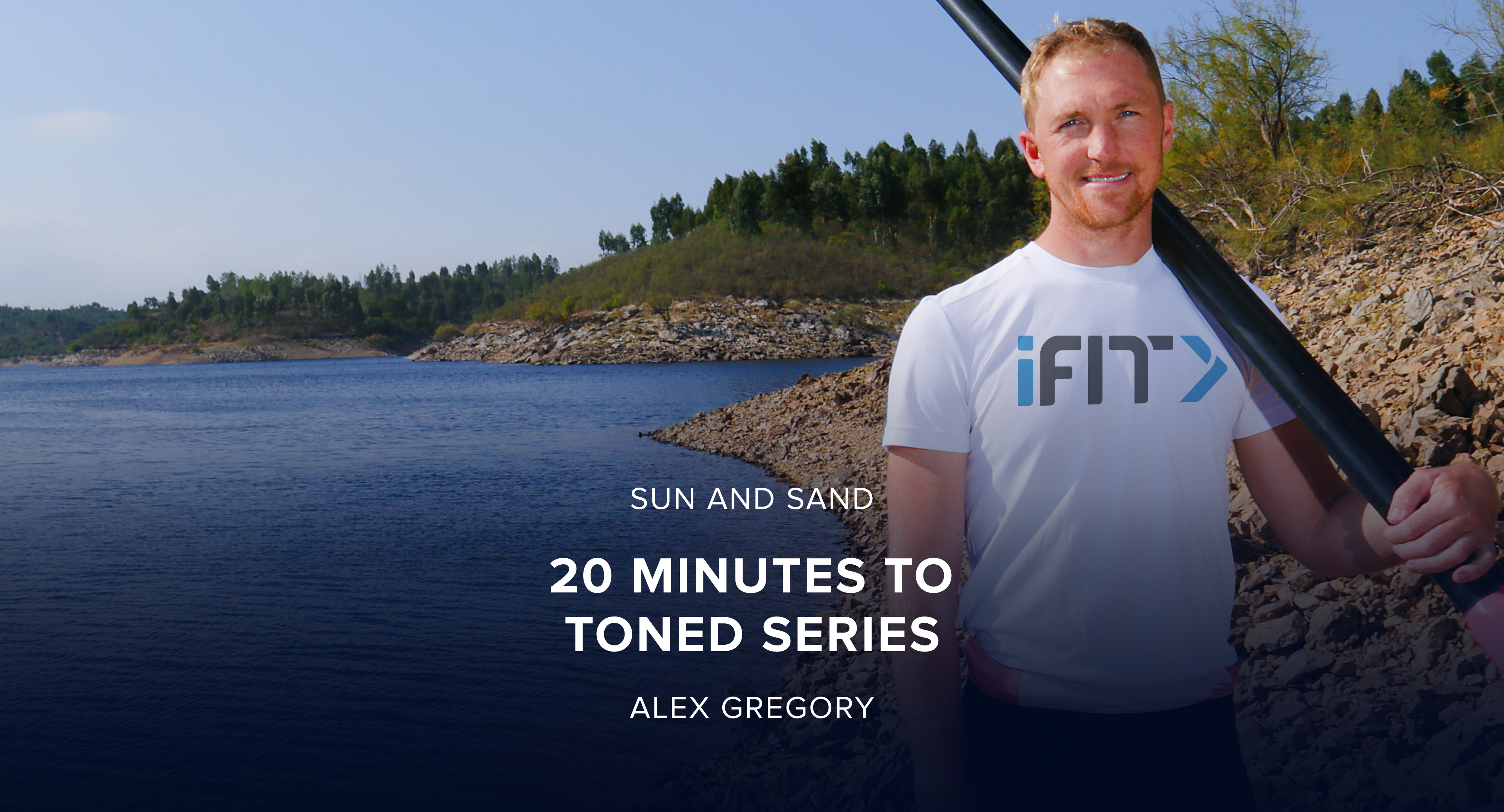iFit March Sun and Sand Rower Challenge: 20 minutes to Toned Rower Workout Series with Trainer Alex Gregory