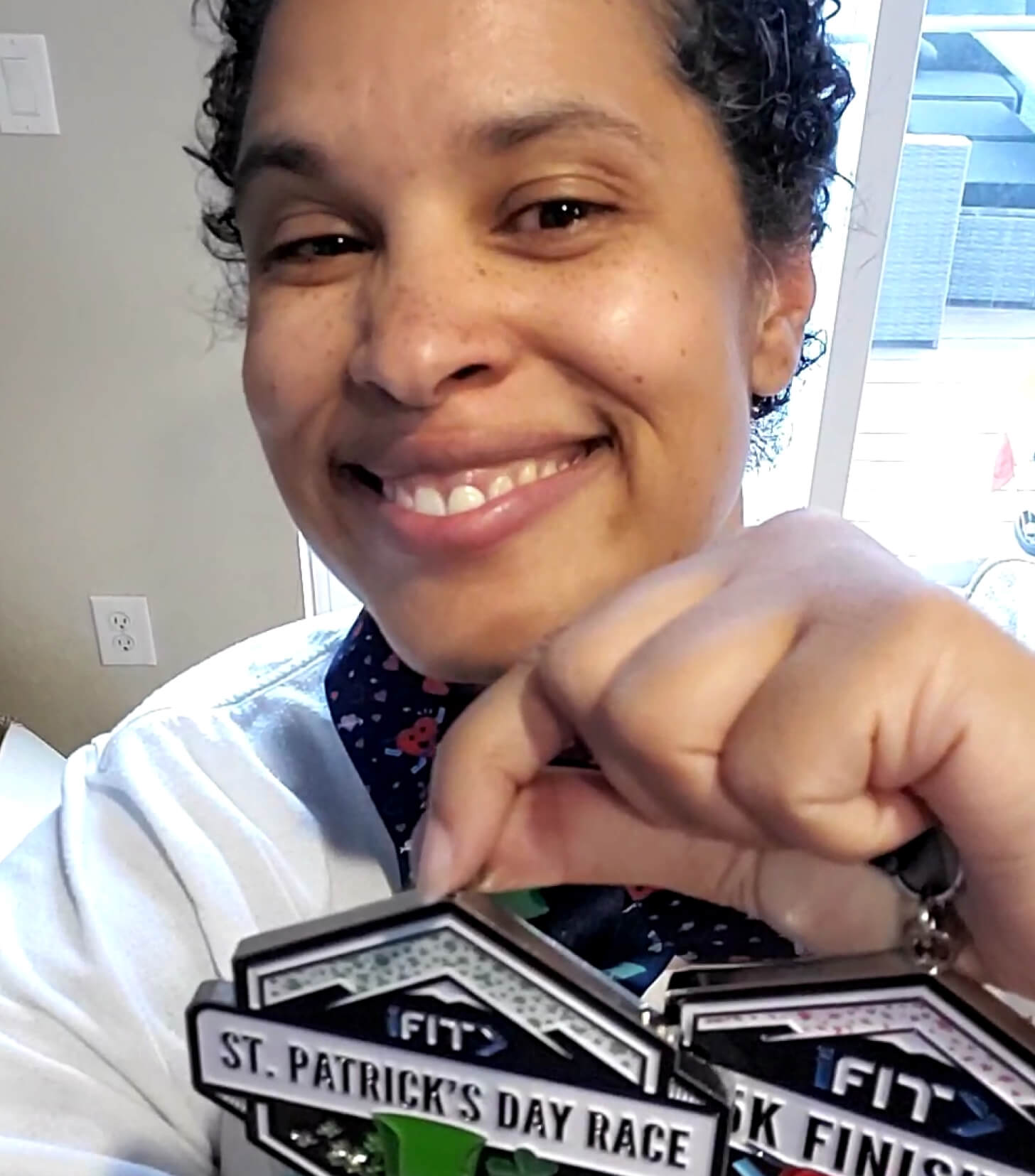 iFit Member Barbara Forester completes a running workout