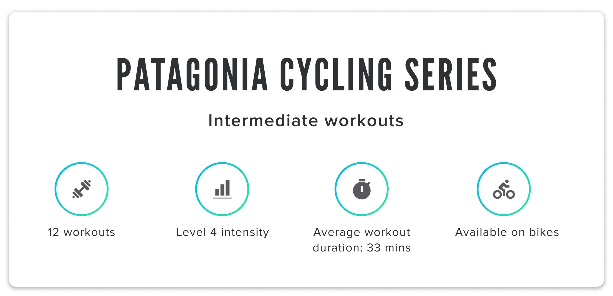 iFIT Patagonia Cycling Series chart