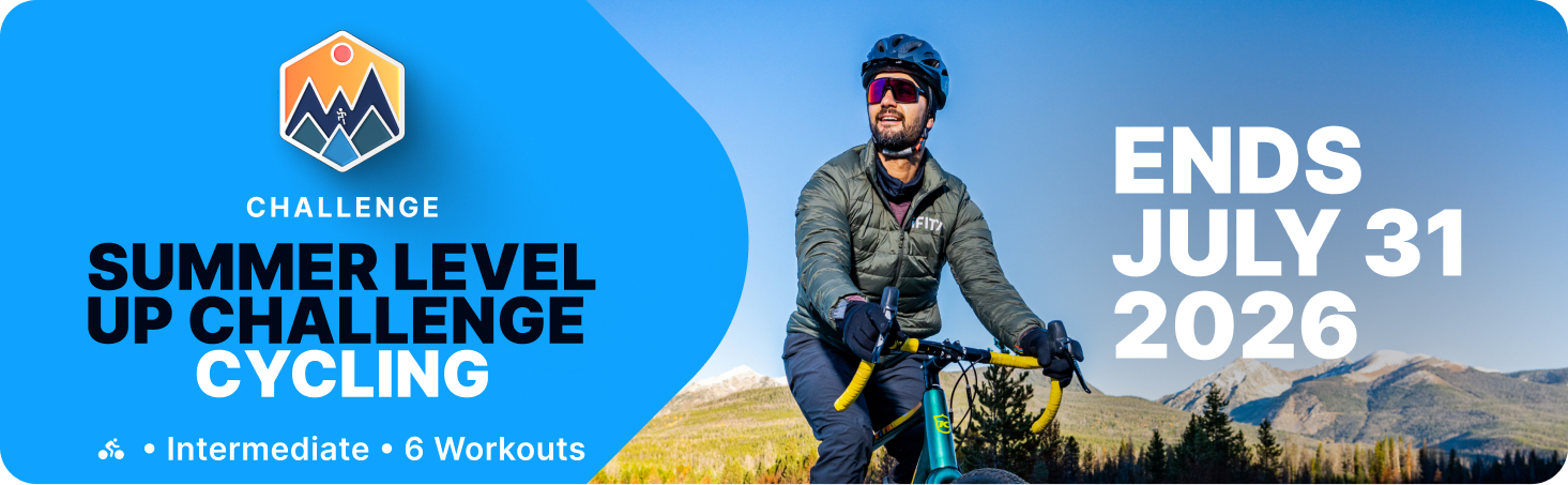 Ride through the Summer Level Up Cycling Challenge on iFIT. Six intermediate workouts in scenic locations, ending July 31, 2026.