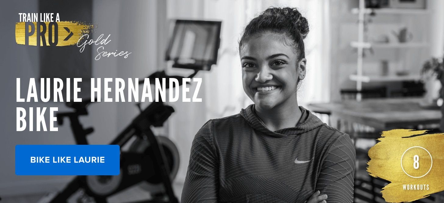 iFIT's Train Like a Pro: Gold Series – Laurie Hernandez Bike iFIT Train Like a Pro: Gold Series – Laurie Hernandez Bike