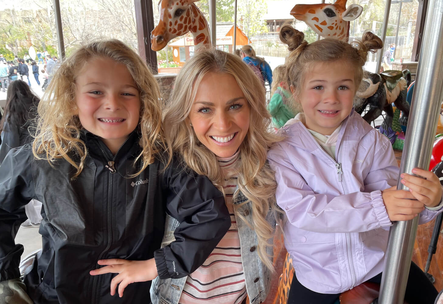 iFIT Trainer Elyse Miller and her children iFIT Trainer Elyse Miller and her kids