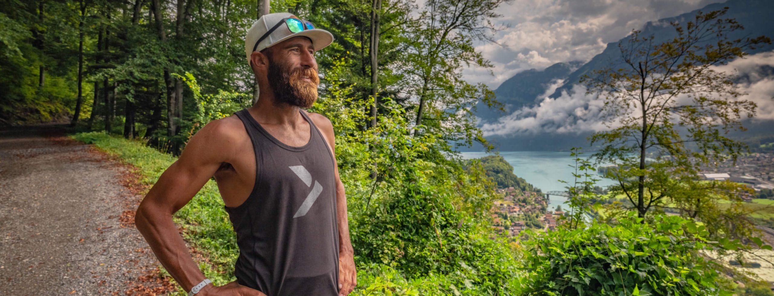 iFit Trainer Tommy Rivers Puzey | Swiss Alps Summit hiking workout series iFit Trainer Tommy Rivers Puzey coaches the Swiss Alps Summit hiking workout series