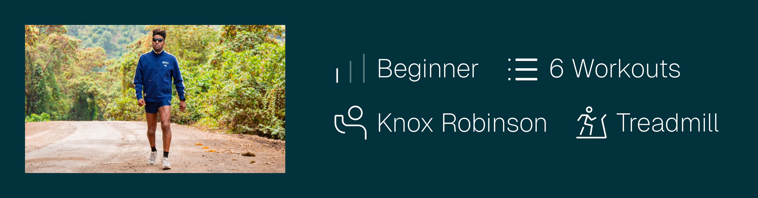 Start a beginner-friendly cardio program with Knox Robinson on the iFIT fitness app, featuring guided treadmill workouts and structured progression.
