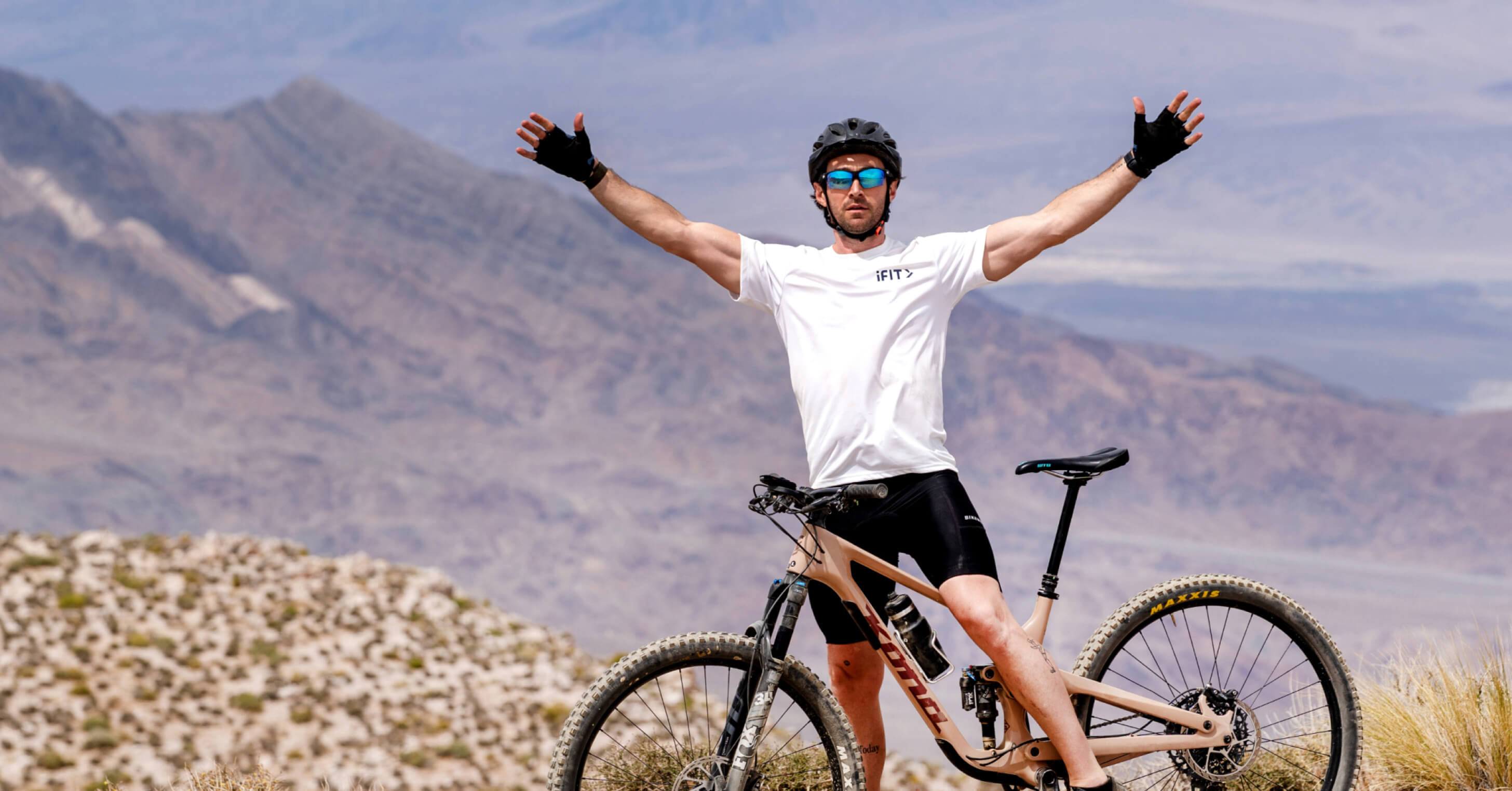 Six progressive bike workouts led by iFIT Trainer Casey Gilbert through Death Valley National Park, building cycling confidence across scenic desert terrain.