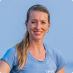 Row with iFIT Trainer Laine Karwoski, a former Division I rower leading rowing series inside the iFIT app.