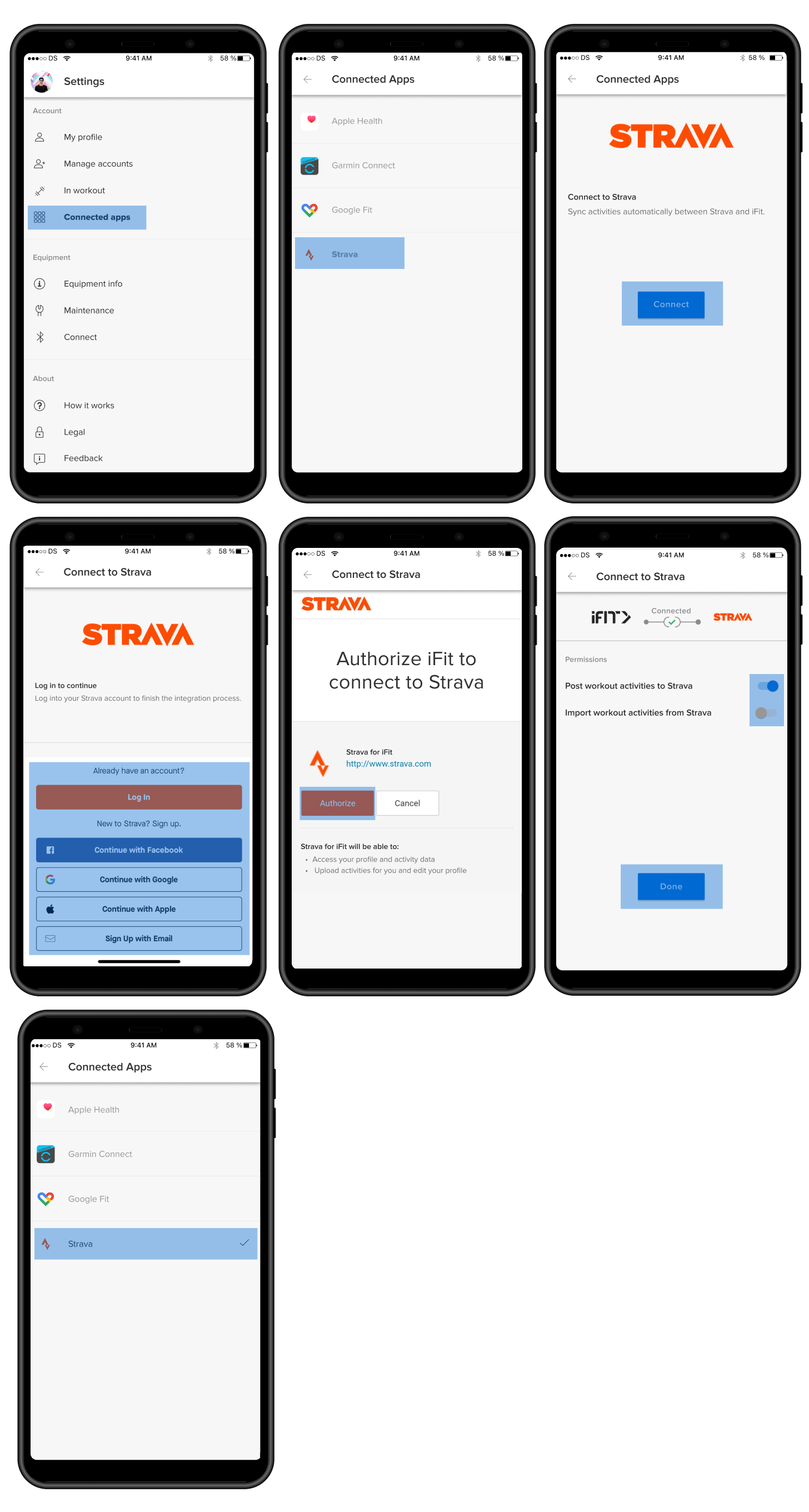 How to connect your iFIT and Strava accounts
