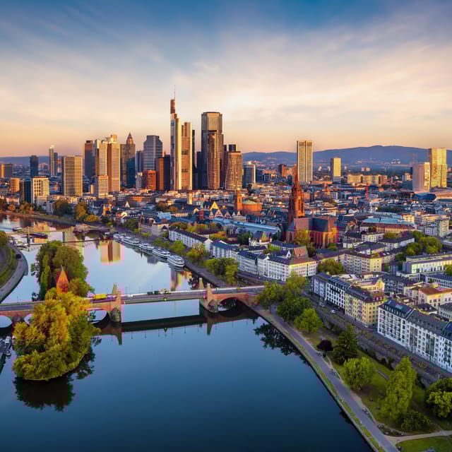 Luftaufnahme von Frankfurt am Main