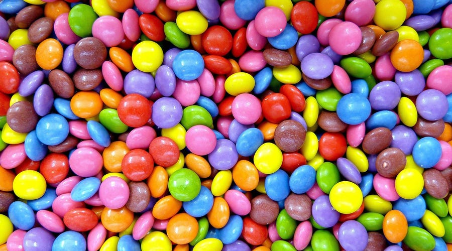 Colourful smarties