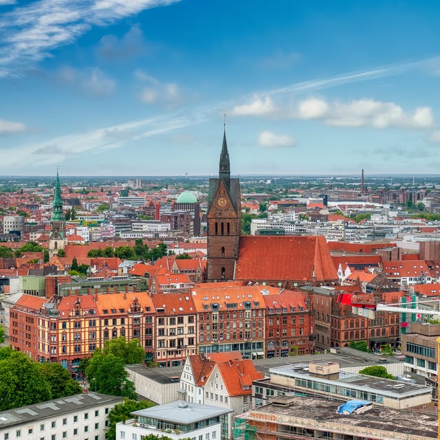 Luftaufnahme von Hannover