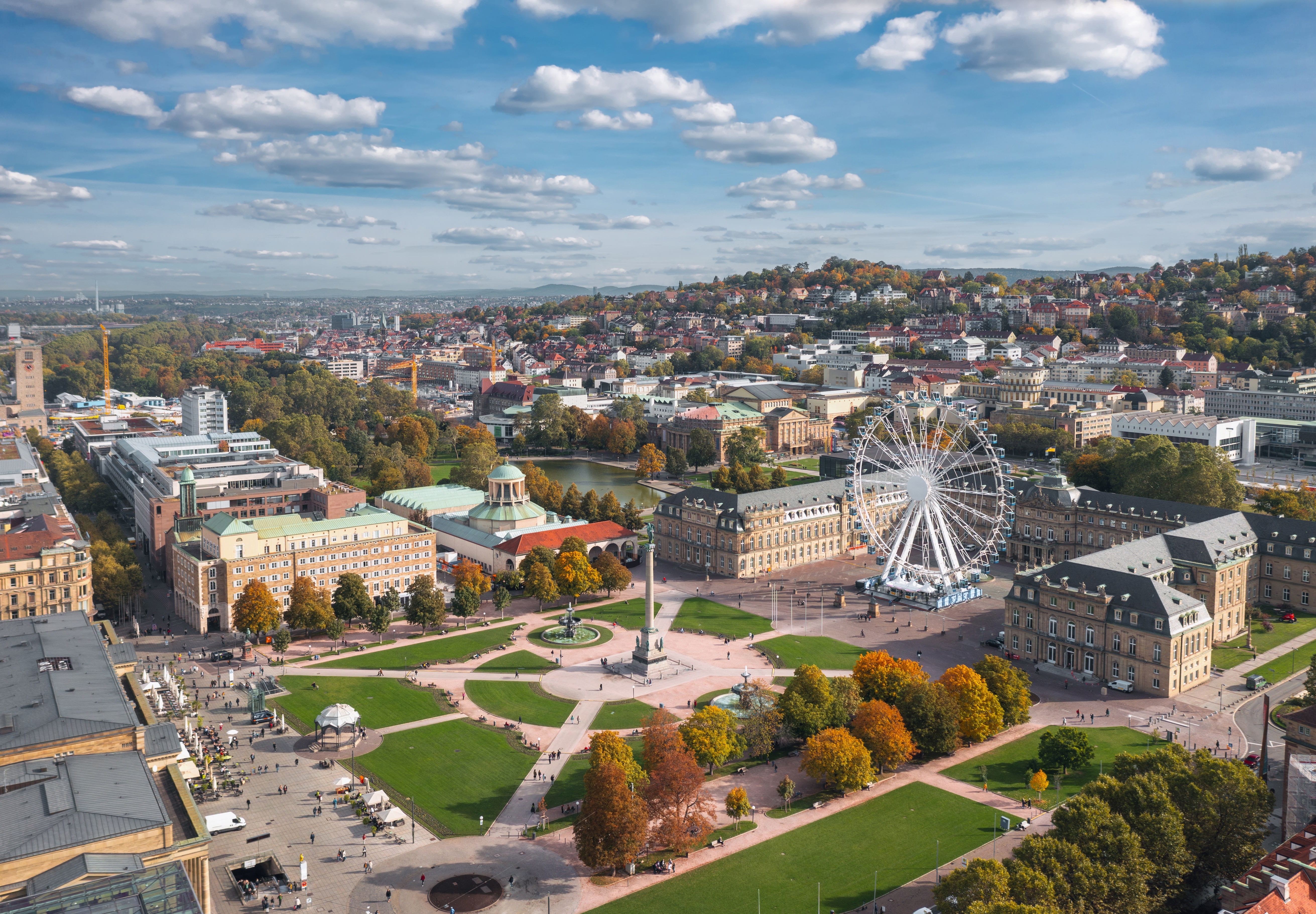 Luftaufnahme von Stuttgart