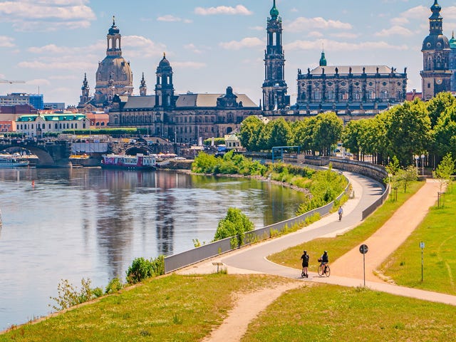 Luftaufnahme von Dresden