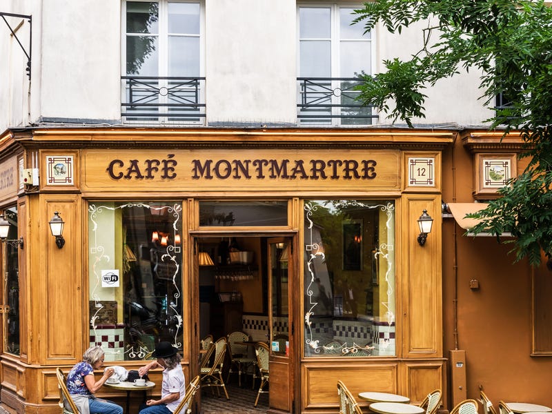 Café Montmartre in Paris