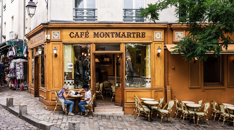 Café Montmartre in Paris