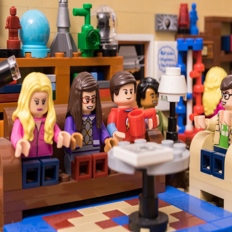 Lego-Figuren zeigen Szene aus The Big Bang Theory