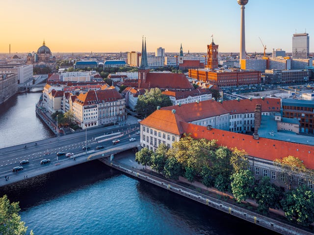 Luftaufnahme von Berlin