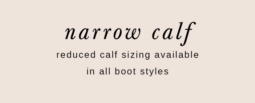 Narrow calf