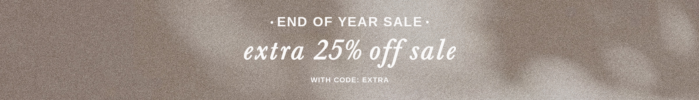 The End of Year Sale