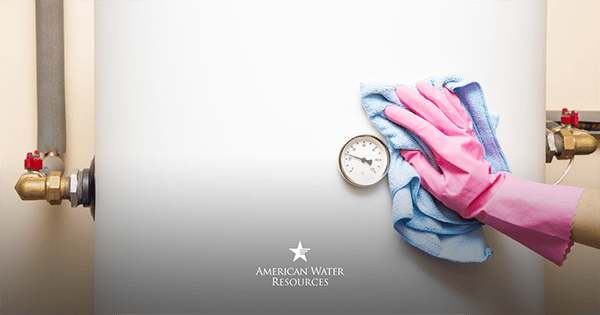 cleaning a water heater