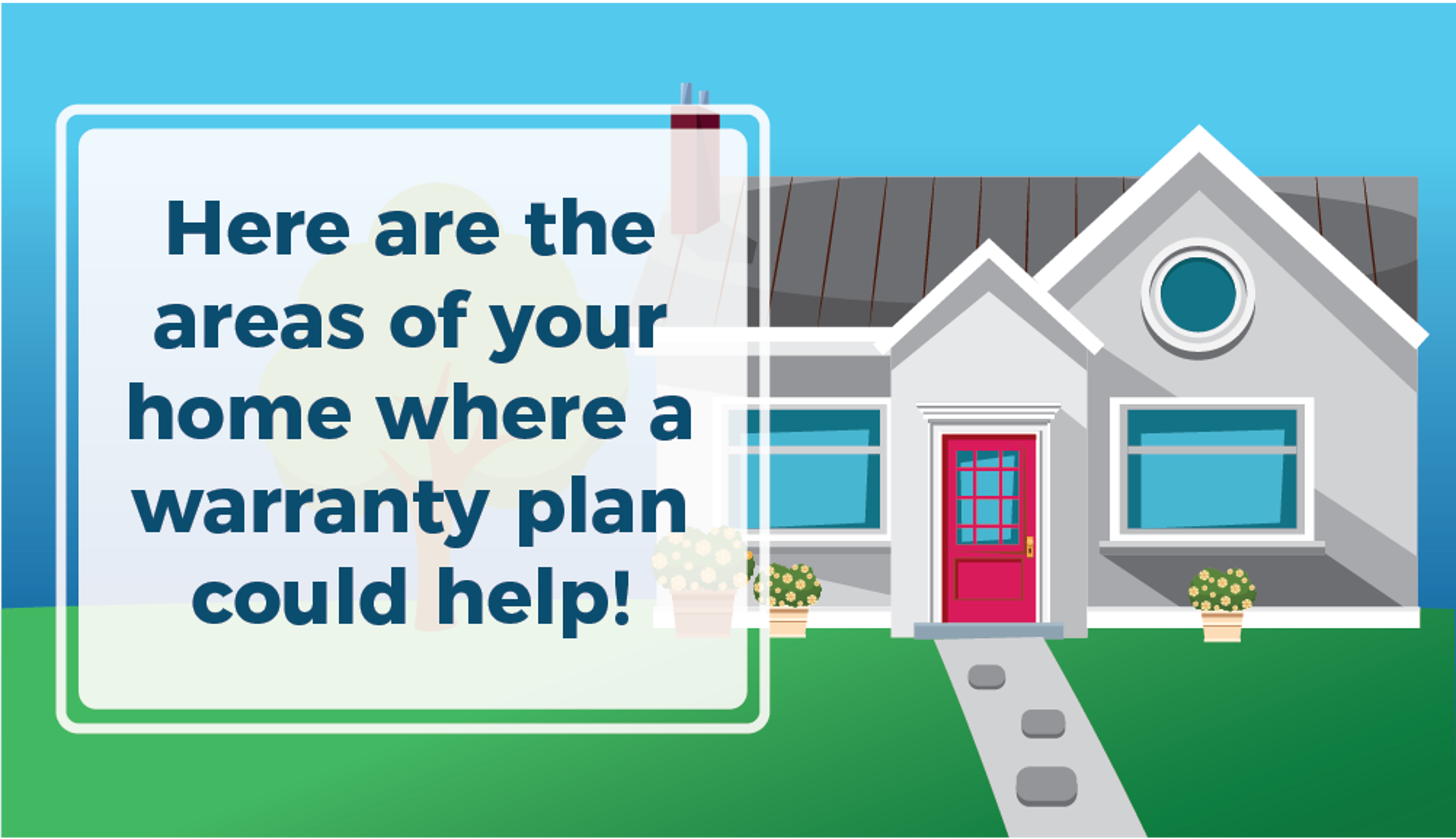 cover these areas with a home warranty