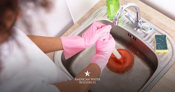 plunging clogged sink