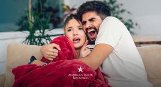 scared couple