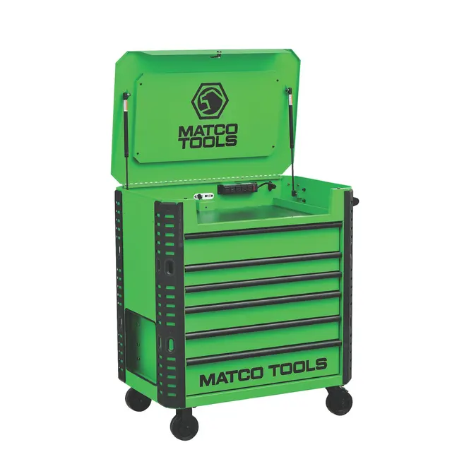 38" X 24" MSCX X-SERIES TOOL CART (SCREAMIN' GREEN™/BLACK)
