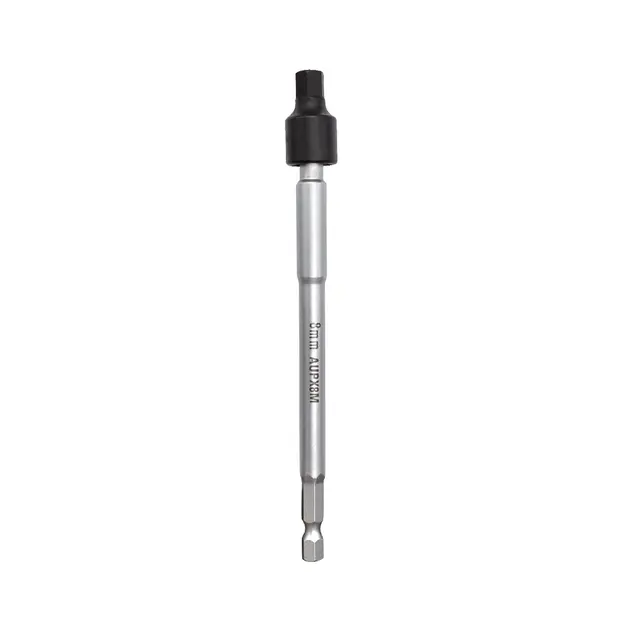 1/4" SHANK 8MM METRIC HEX UNIVERSAL IMPACT DRIVER 6" LONG EXTENSION POWER BIT