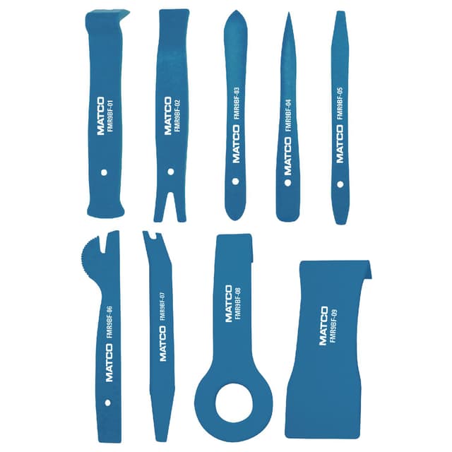 9 PIECE PANEL REMOVAL SET - BLUE