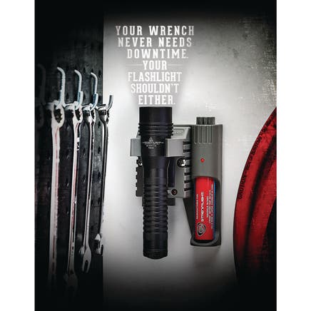 STREAMLIGHT STRION 375 LUMENS LED RECHARGEABLE FLASHLIGHT WITH PIGGYBACK CHARGER-BLACK