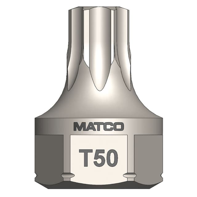 3/8" AND 17MM DUAL DRIVE OPTI-GRIP STAR BIT T50