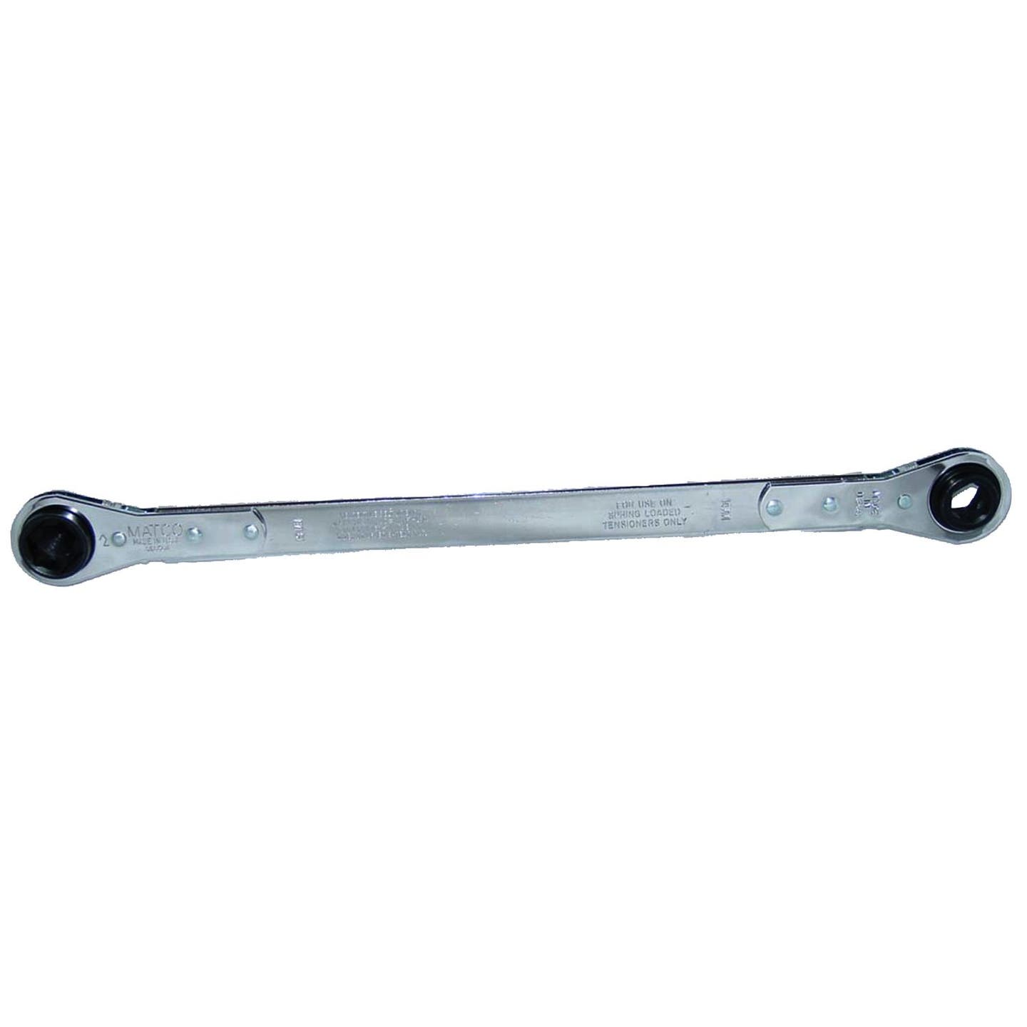 RATCHETING SERPENTINE BELT WRENCH 15-16MM x 3/8" - 1/2" SQUARE DRIVE