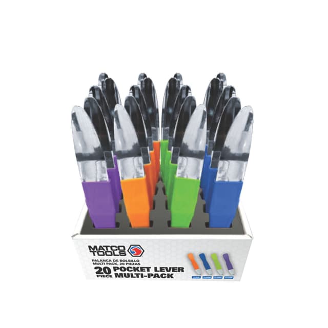 POCKET LEVER MULTI-COLOR DISPLAY, 20 PACK