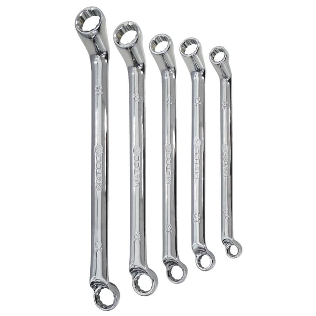 5 PIECE XL DEEP DOUBLE BOX WRENCH SET METRIC