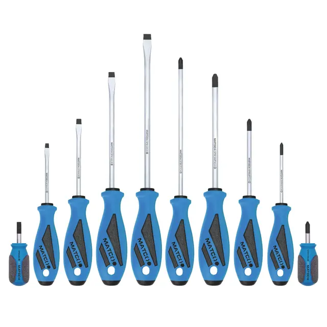 10 PIECE TOP TORQUE II™ SCREWDRIVER SET - BLUE