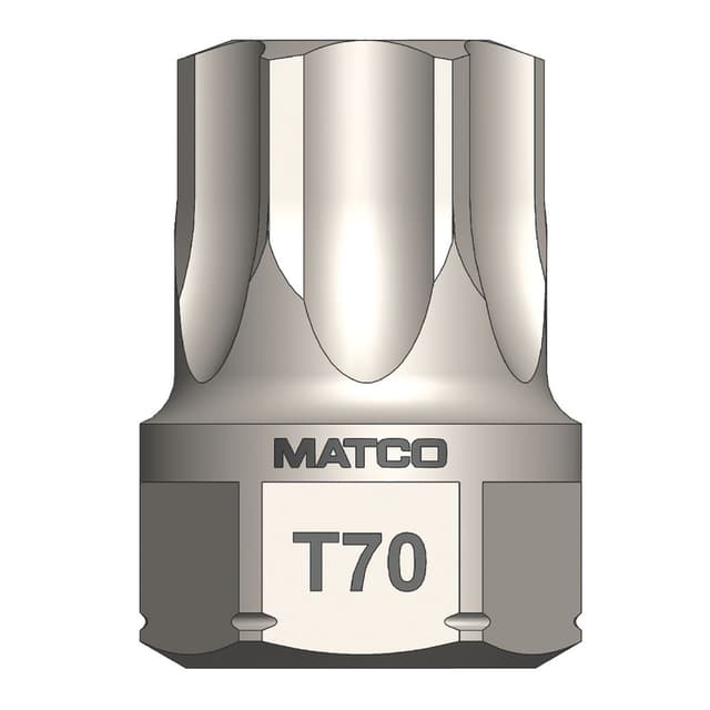 3/8" AND 17MM DUAL DRIVE OPTI-GRIP STAR BIT T70