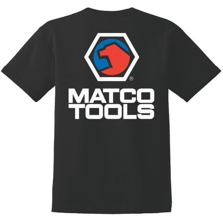 MEN'S BLACK TEAM SHOP T-SHIRT WITH ICONIC MATCO LOGO - M