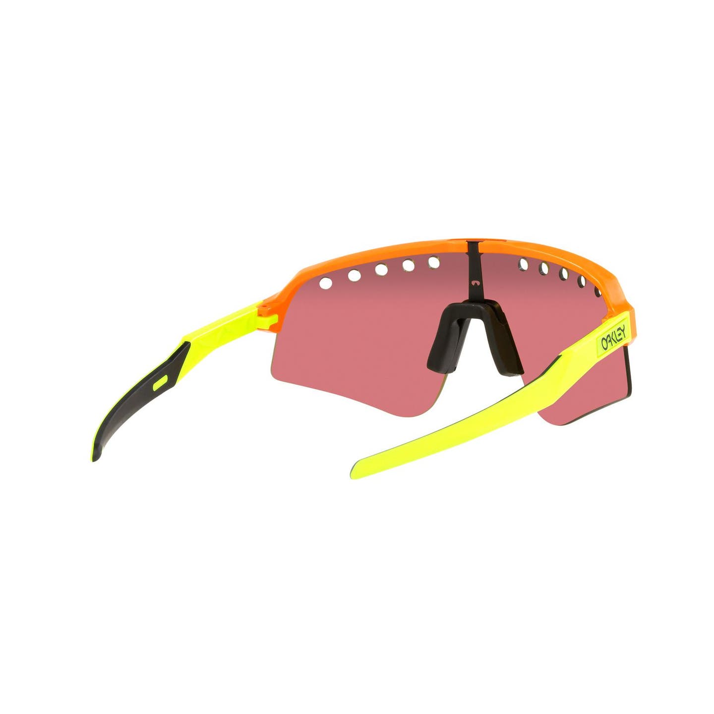 OAKLEY® SUTRO LITE SWEEP MATTE ORANGE/TENNIS BALL YELLOW WITH PRIZM™ TRAIL TORCH VENTED LENSES