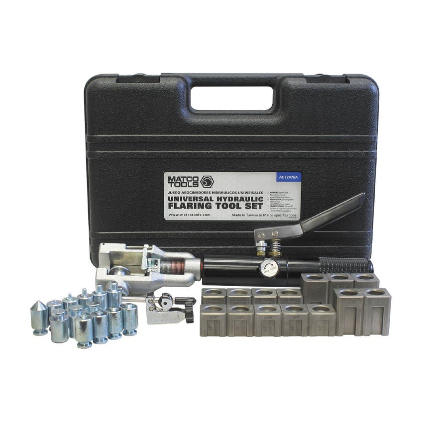 UNIVERSAL HYDRAULIC FLARING KIT AC72475A Matco Tools