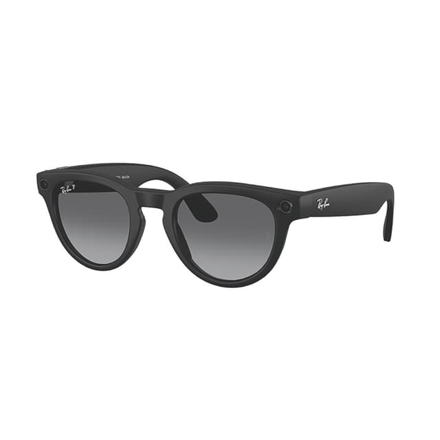 RAY-BAN META AI SKYLER SHINY BLACK WITH POLARIZED GRADIENT GRAPHITE LENSES (GEN 2)