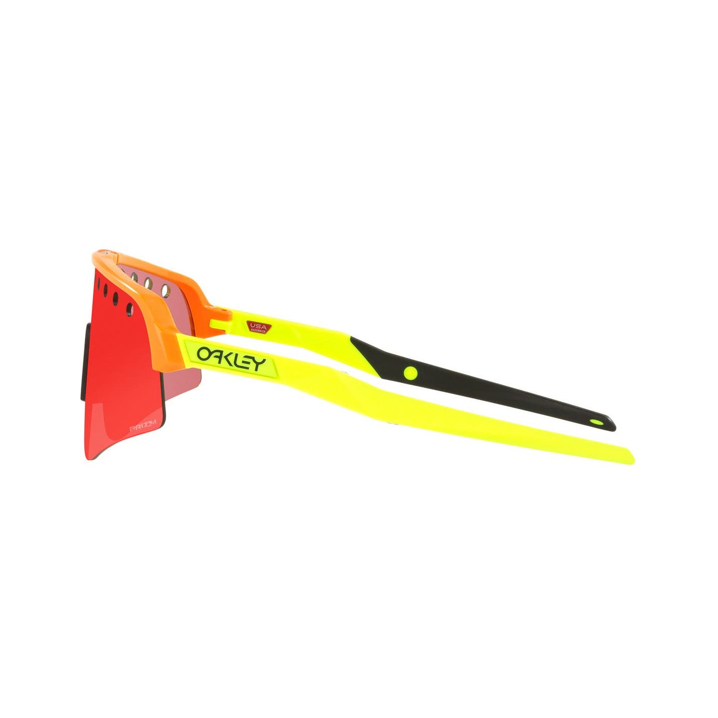 OAKLEY® SUTRO LITE SWEEP MATTE ORANGE/TENNIS BALL YELLOW WITH PRIZM™ TRAIL TORCH VENTED LENSES