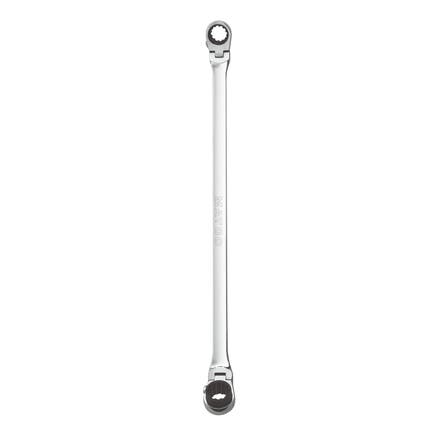 17MM X 19MM REVERSE DOUBLE FLEX RATCHETING WRENCH